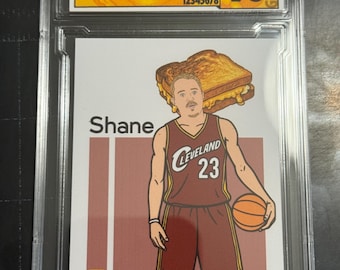 Shane Gillis 1/1 One of One Art 2025 Artwork Trading Card by MPRINTS Signed Slabbed