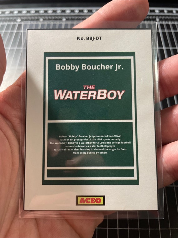 Bobby Boucher Jr. CUSTOM REFRACTOR Trading Card 