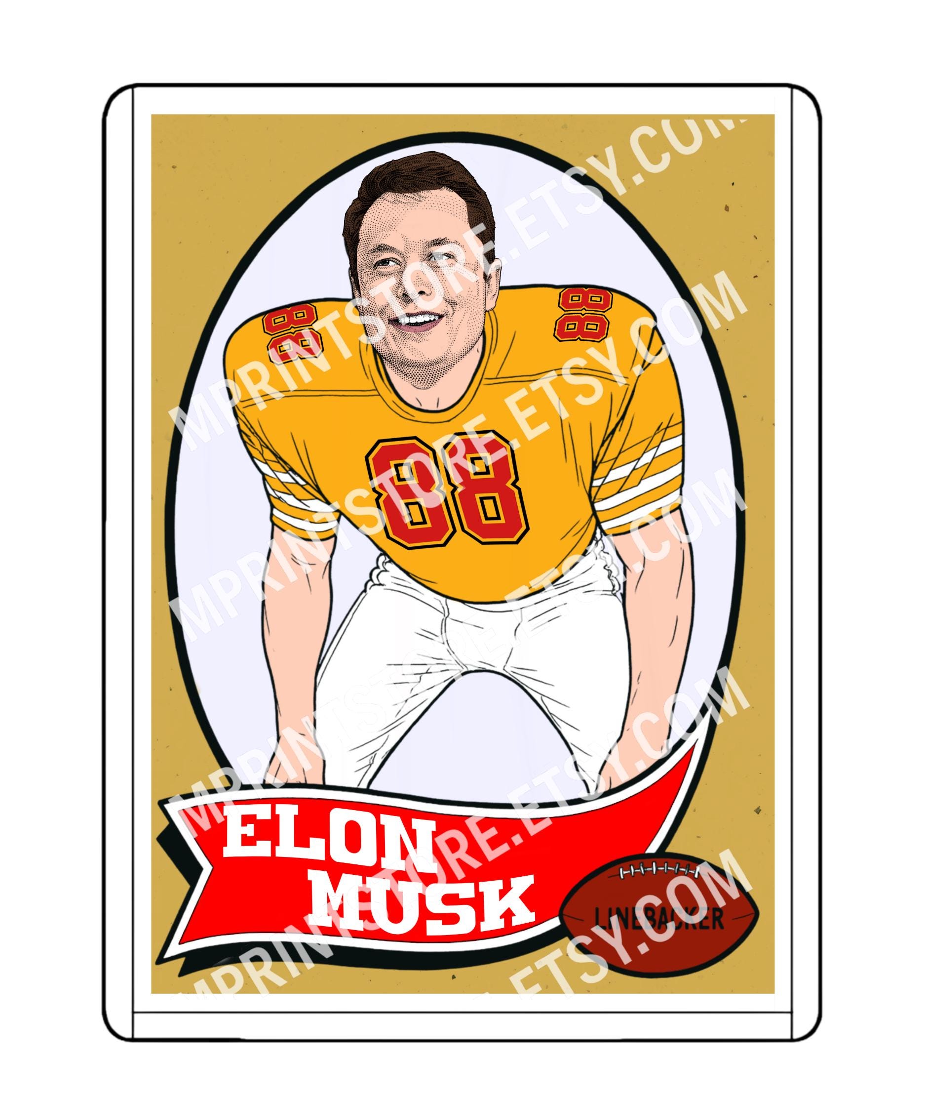 Elon Musk Trading Card - Etsy