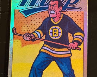 Happy Gilmore Adam Sandler Refractor Golfing Trading Card (MVP Inspired Artwork)