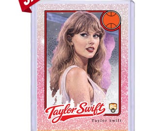 FLASH SALE Taylor Swift Custom Art Trading Card