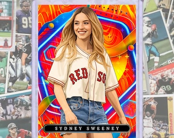 FLASH SALE Sydney Sweeney Cosmic Custom Art Trading Card