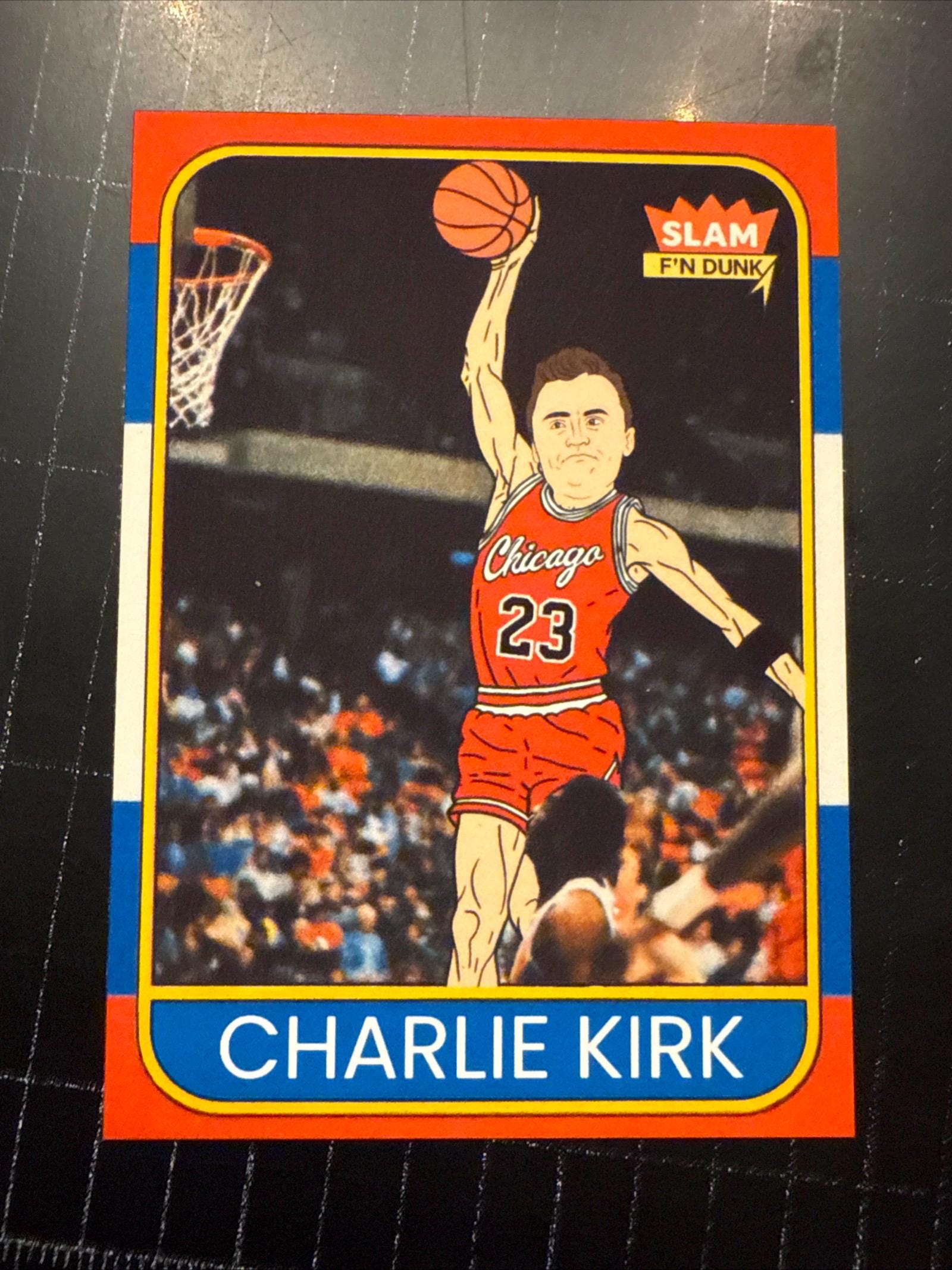 Charlie Kirk 86 Jordan Trading Card by MPRINTS - Etsy