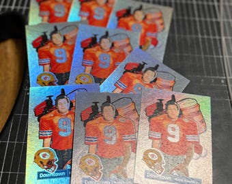 Lot of 9 Waterboy Downtown Custom Refractor Holo Trading Cards by MPRINTS