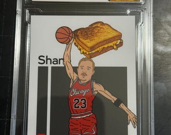 Shane Gillis 1/1 One of One Art 2025 Artwork Trading Card by MPRINTS Signed Slabbed