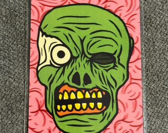 Zombie Brains Variant Horror Art 2025 Artwork Trading Card by MPRINTS limited to 8