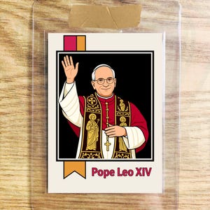 Robert Francis Prevost Papa Leão XIV Edição Limitada Cartão Colecionável Vetorial /2500