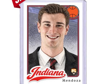 FLASH SALE Fernando Mendoza Custom Art Trading Card