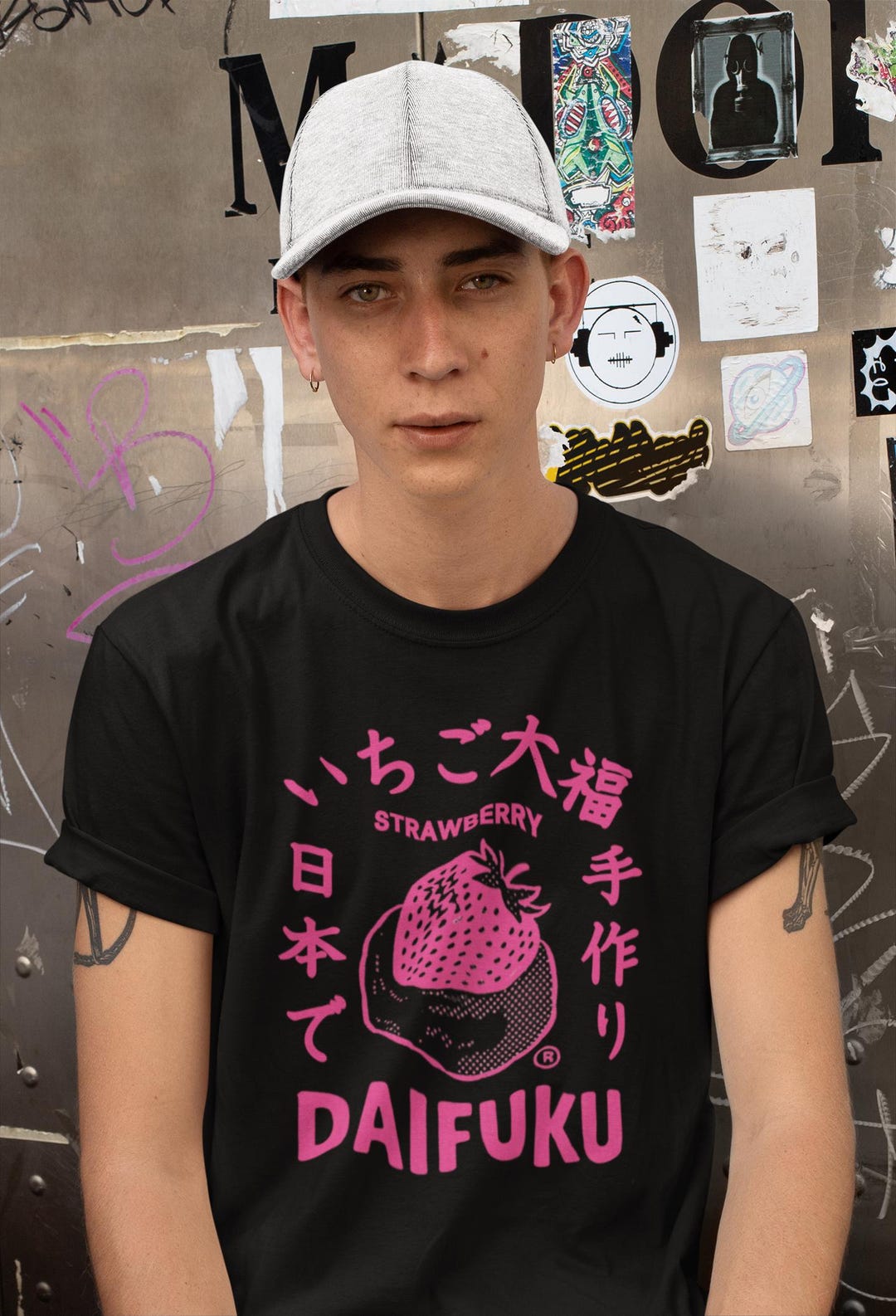Japan Strawberry Daifuku Shirt, Kawaii Clothing, Harajuku Japanese Grunge  Streetwear, Retro Dessert Anime Tee, Nostalgic Japan Fashion Shirt - Etsy
