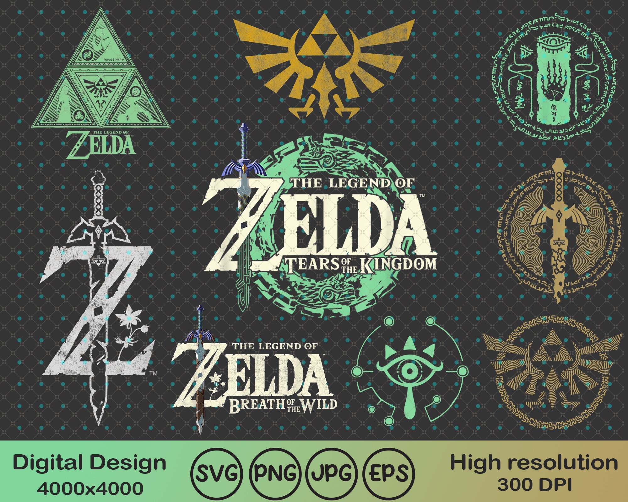 Légende de Zelda Tears of the Kingdom Épée Fichiers Etsy France