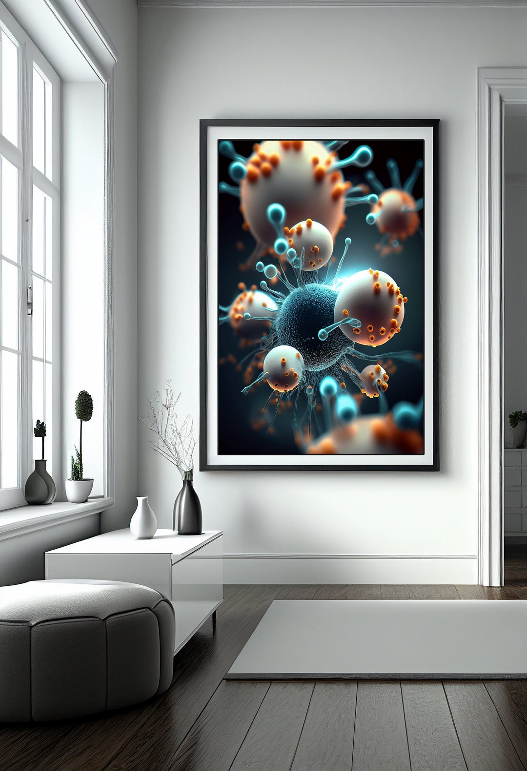 Abstract Colorful Cell Digital Printable Art Design Digital Prints ...