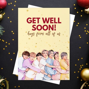BTS se rétablit bientôt Carte de vœux