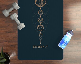 Personalized Yoga Mat - Minimalist Design | Bold & Stylish