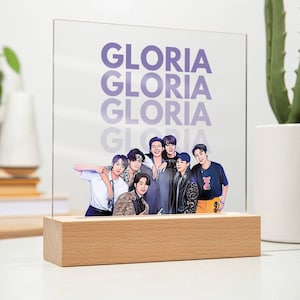 Personalized BTS Deco with Name, Acrylic Plaque