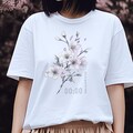BTS Zero O'Clock T-Shirt Minimalist Floral Shirt, Korean aesthetic, BTS Festa 2025 Kpop Shirt for ARMY Fans