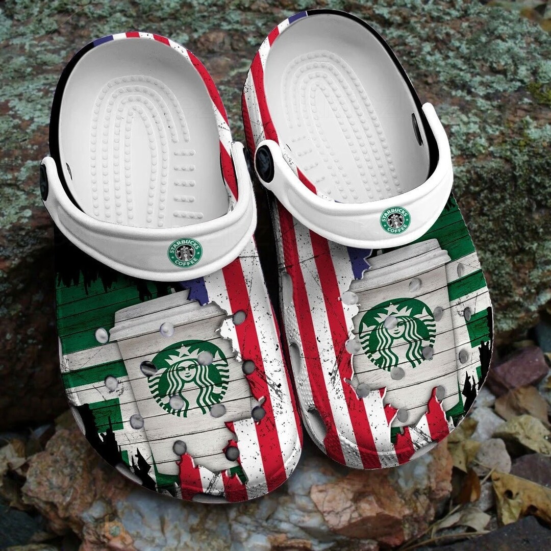 Starbucks Clogs Starbucks Shoes Starbucks Gifts Starbucks Etsy
