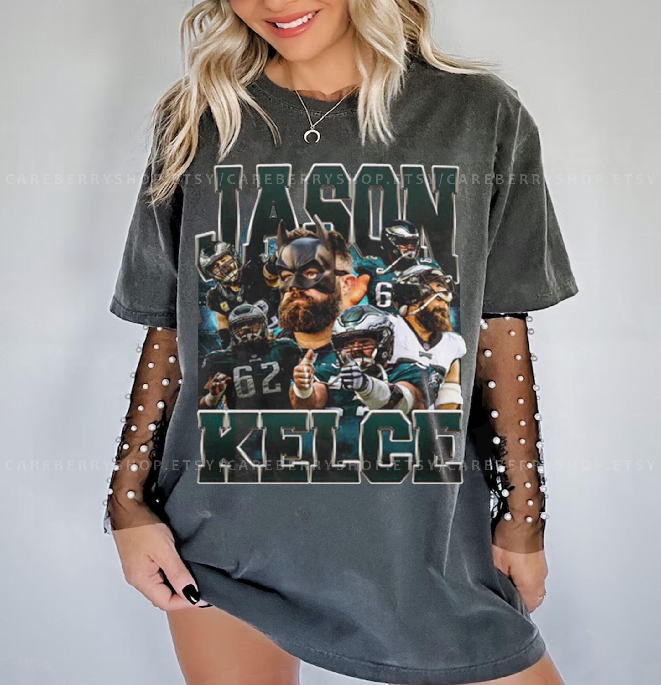 Jason Kelce Shirt 62 Classic Philadelphia Eagles Gift - Personalized Gifts:  Family, Sports, Occasions, Trending