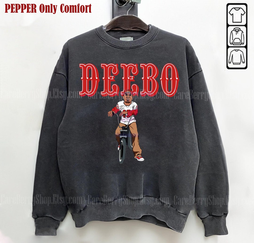 Deebo Samuel San Francisco Riding Bike Sweatshirt, Tshirt, Deebo Samuel