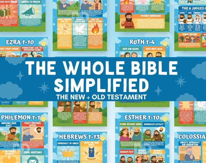 Entire Bible Made Simple, Bible Study Guide, Easy to Use Bible Study ...