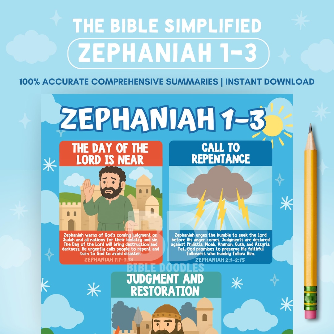 Book of Zephaniah Made Simple | Bible Study Guide | Easy to Use Bible ...