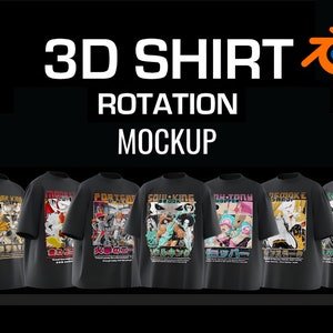 3D T-SHIRT MOCKUP ROTATION Design, Best For Your Clothing  Brand  Ads Design.