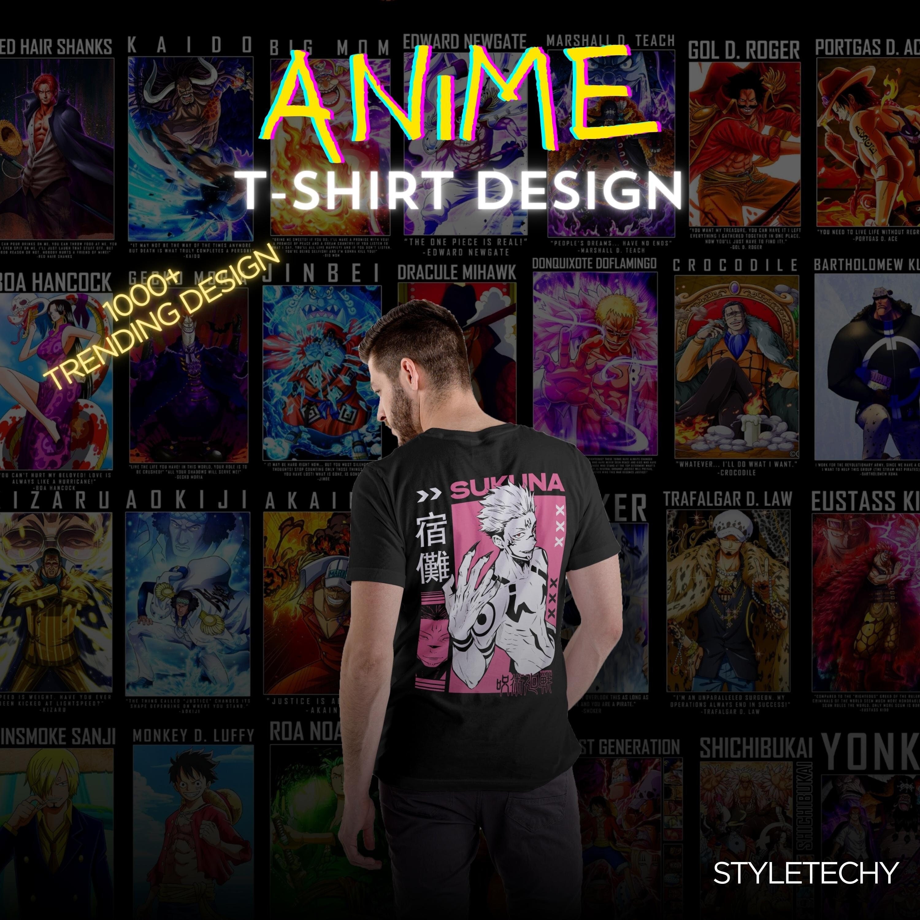 Anime T-Shirt Design Ideas - Custom Anime Shirts & Clipart - Design Online