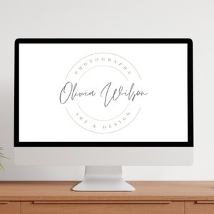 Design & Photography Business Logo - Circle Logo - Customized Logo