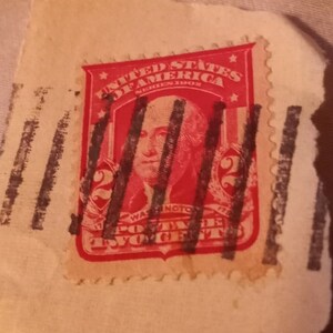 Selo de Washington 2cent 1900