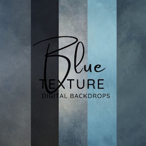 5 Blue Portrait backdrop, Photography Studio backdrop, Digital backdrop,Backdrop replacement, Fine art textures, Digital background overlay
