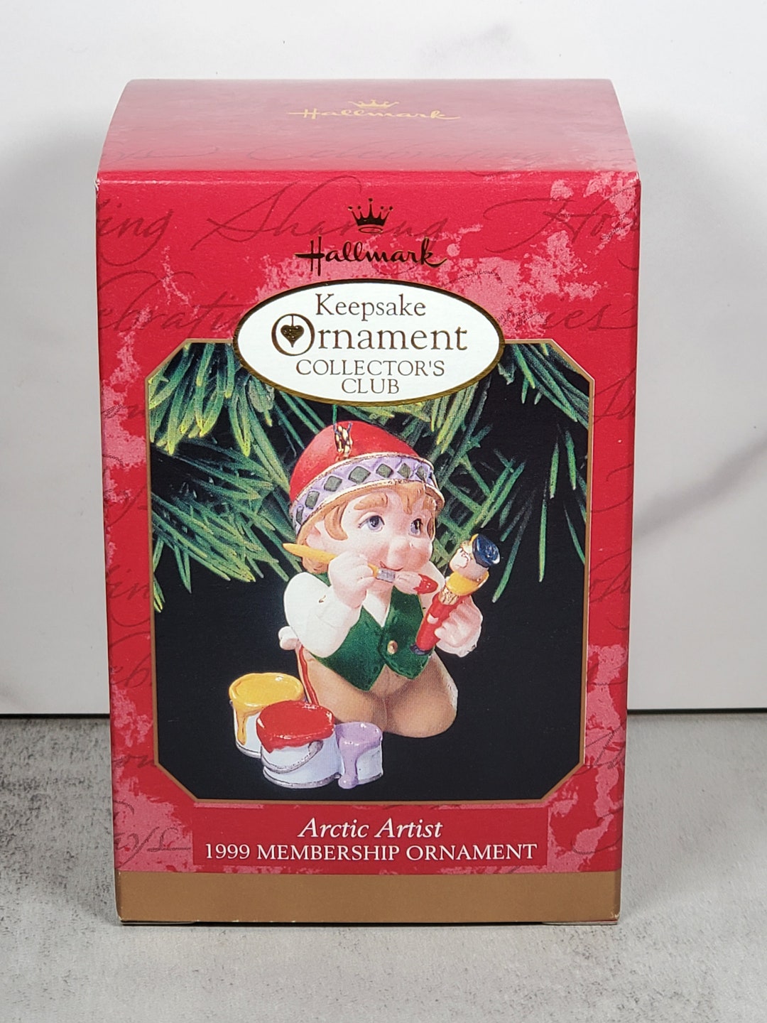 Hallmark Keepsake Ornament Collector's Club Artic Artist 1999