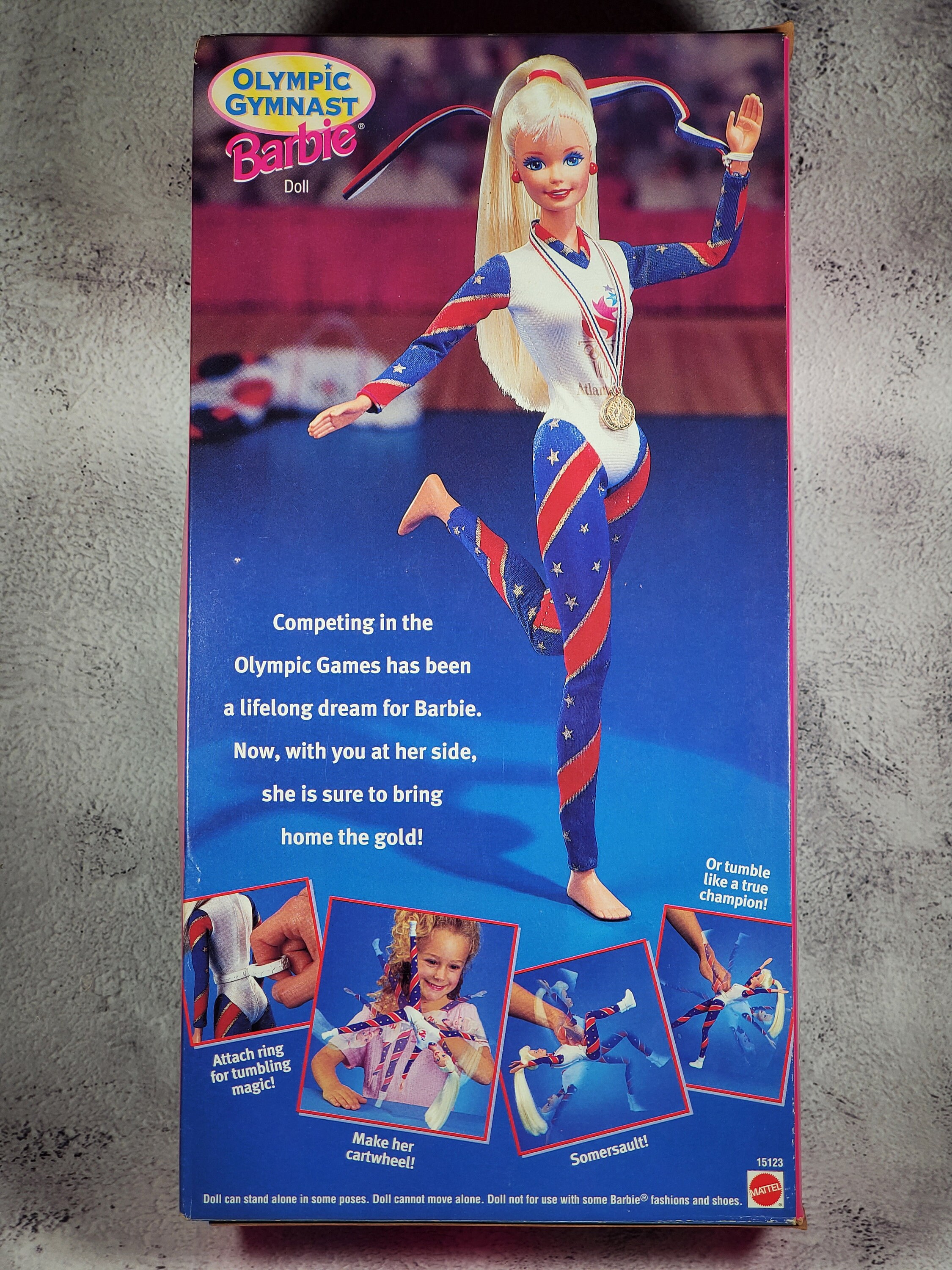 Vintage 1995 Olympic Gymnast Barbie 15123 NIB - Etsy