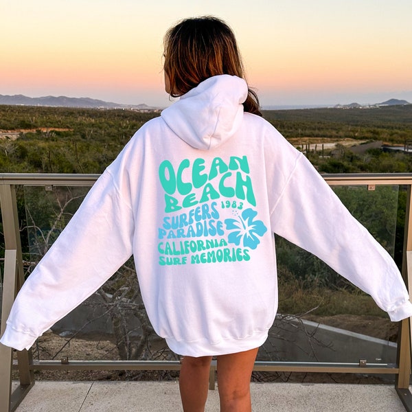 Siesta Beach Hoodie Ocean Beach Hoodie Tumblr Hoodie Coconut Girl Trendy Hoodies Aesthetic Hoodie Trendy Sweatshirt Oversized Hoodie summer