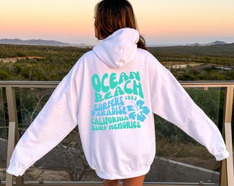 Siesta Beach Hoodie Ocean Beach Hoodie Tumblr Hoodie Coconut Girl Trendy Hoodies Aesthetic Hoodie Trendy Sweatshirt Oversized Hoodie summer