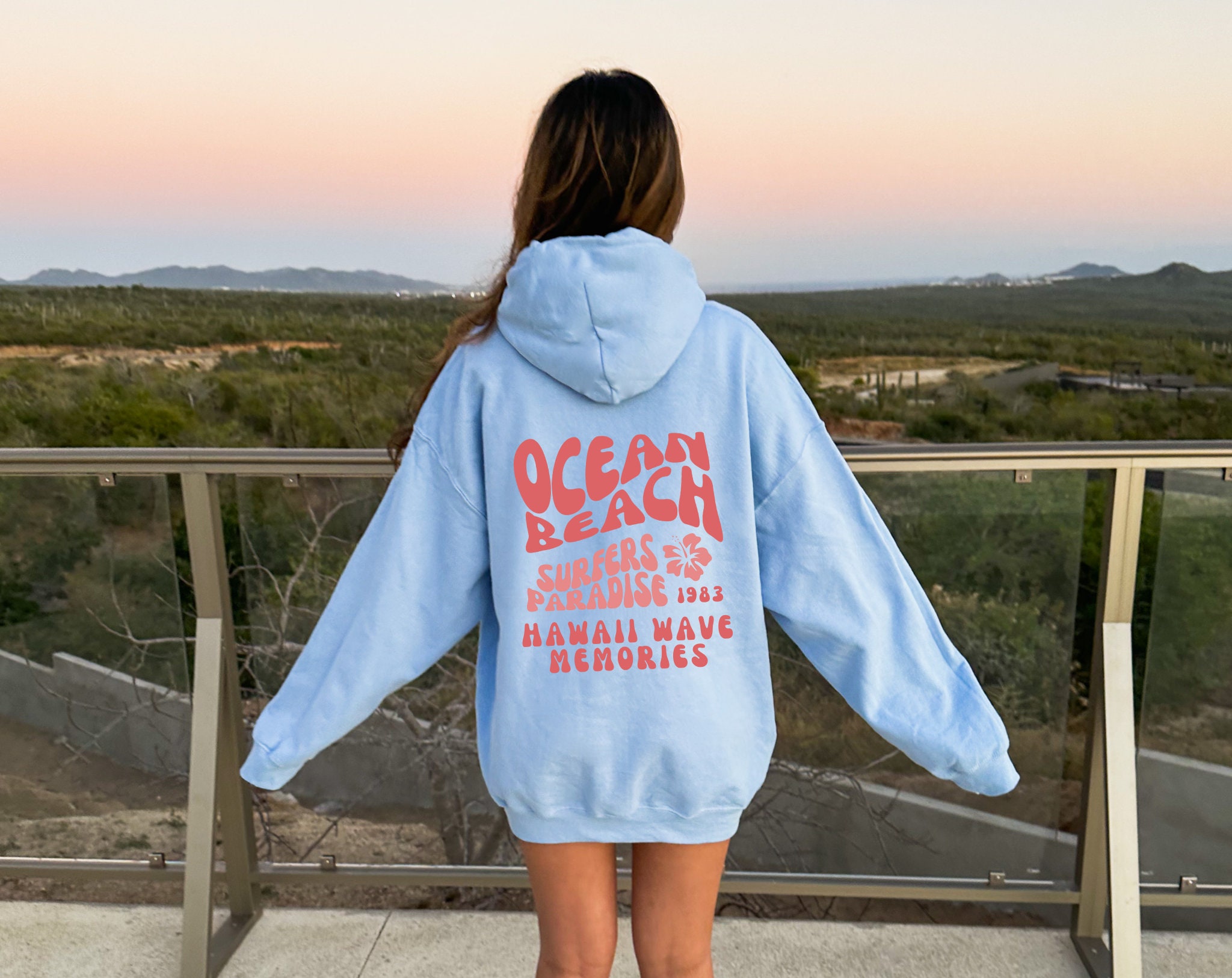 Siesta Beach Hoodie Y2k Hoodie Granola Girl Jumper Surf - Etsy