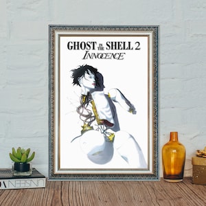 Ghost In the Shell 2 Innocence Movie Poster, Ghost In the Shell Classic Vintage Movie Poster, Classic Movie Canvas Cloth Poster