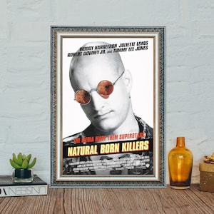 ナチュラルボーンキラーズ　特大ポスター 再入荷】1994/Natural Born Killersドイツ版プロモーション