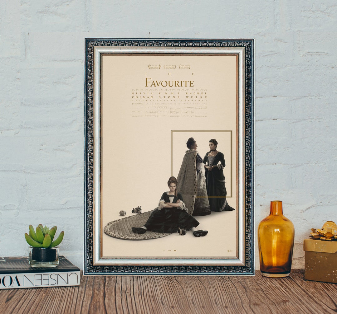 The Favourite Movie Poster: Emma Stone, Vintage Canvas Print UK