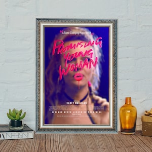 Póster de la película "Una joven prometedora", póster clásico de la película "Una joven prometedora", póster de tela de alta calidad, decoración para festivales.
