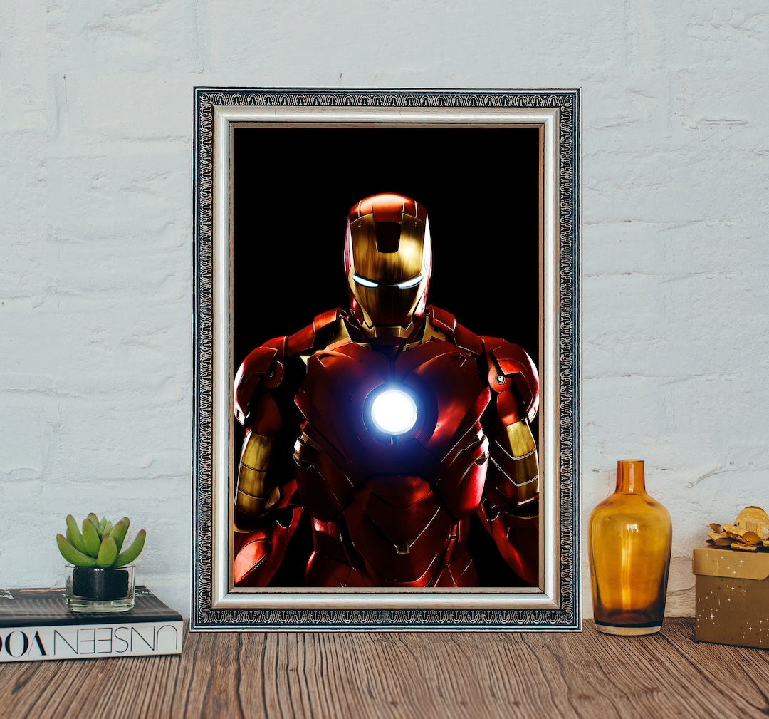Iron Man 3 Movie Poster: Classic Vintage Canvas Art - Etsy