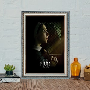 The Nun II Movie Poster, The Nun II Classic Torror Movie Poster, The Nun Canvas Cloth Poster