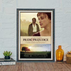Stolz und Vorurteil Filmplakat, Stolz und Vorurteil Klassische Romanze Filmplakat, Filmklassiker Leinwand