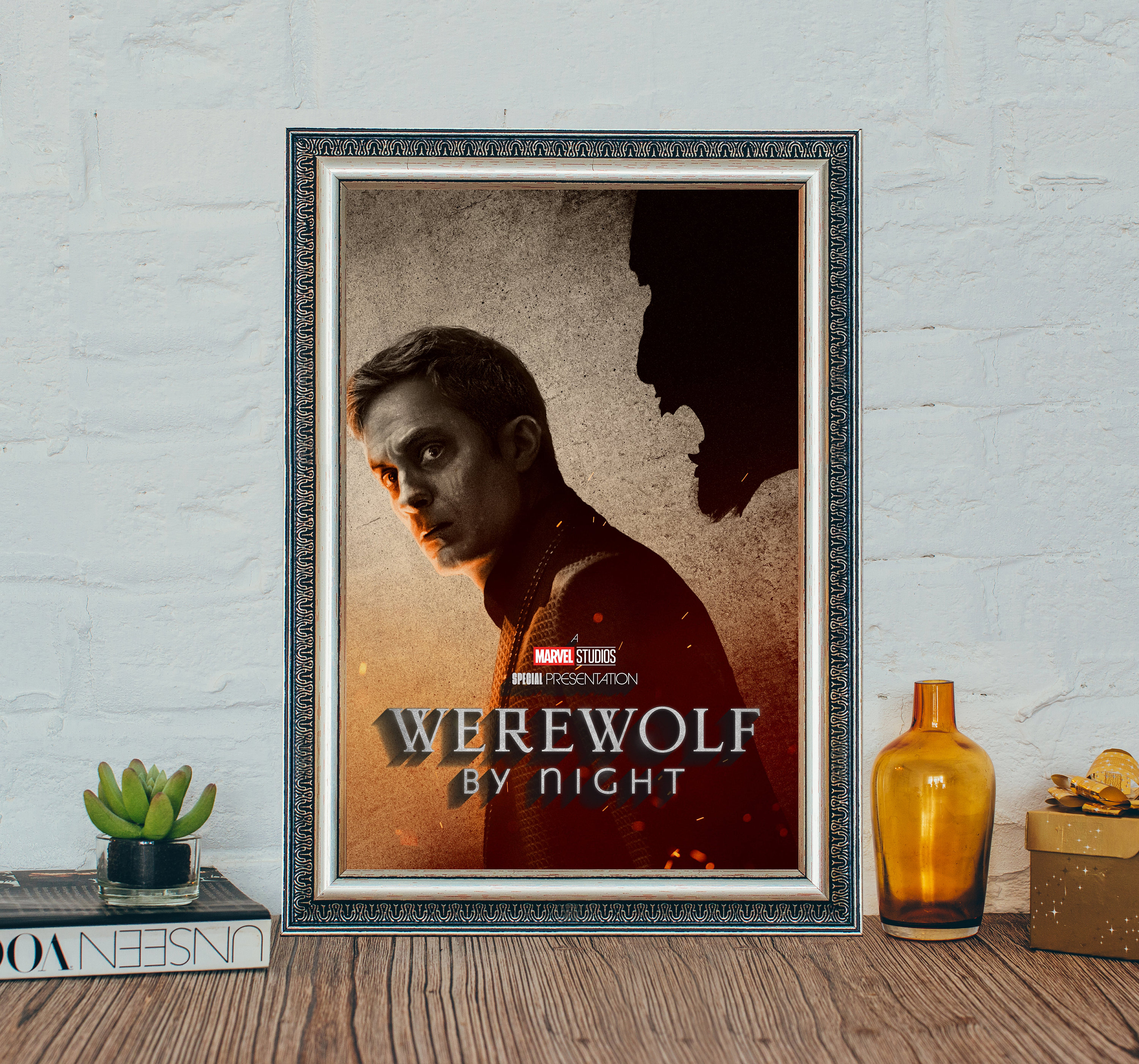 Werewolf By Night Marvel Studios Horror Movie Home Decor Poster