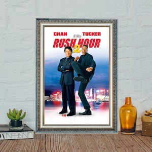 Rush Hour 2 Movie Poster: Jackie Chan, Canvas Cloth