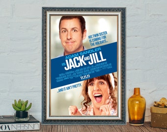 Jack and Jill Movie Poster: Vintage Canvas Cloth