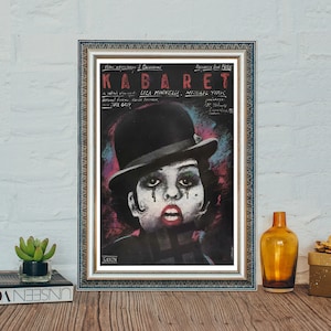 Cabaret Movie Poster, Cabaret Classic Movie Poster, Vintage Canvas Cloth Photo Print