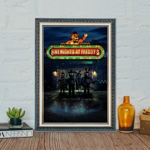 Fnaf Movie, Five Nights at Freddys movie Poster for Sale by ShopSouthKissi