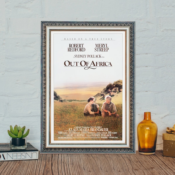 Affiche de film Out of Africa (1985), affiche de film classique vintage, Affiche de films classiques Out of Africa en toile sur toile