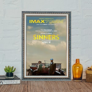 Póster de la película "Sinners", póster de la película dramática "Sinners" (2025), póster de película clásica en lienzo.