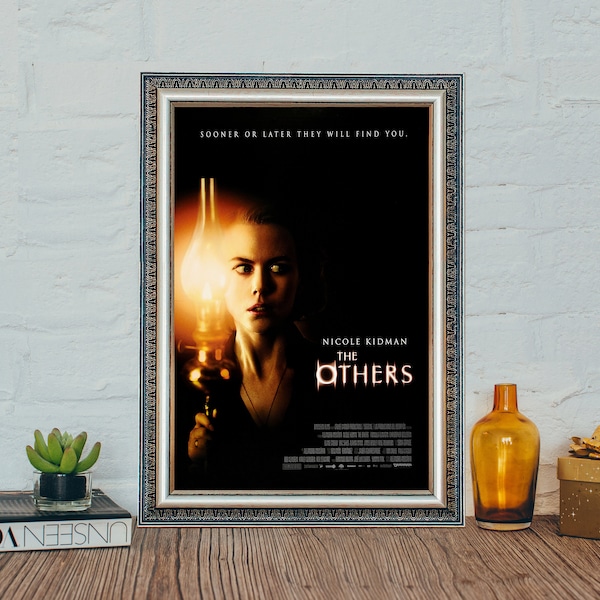 The Others Movie Poster,  The Others Classic Vintage Horror Movie Poster, Nicole Kidman Classic Movie Canvas Cloth Poster