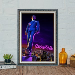 Snowfall Movie Poster, Schneefall (2017) Classic Movie Poster, Vintage Leinwand Fotoabzug